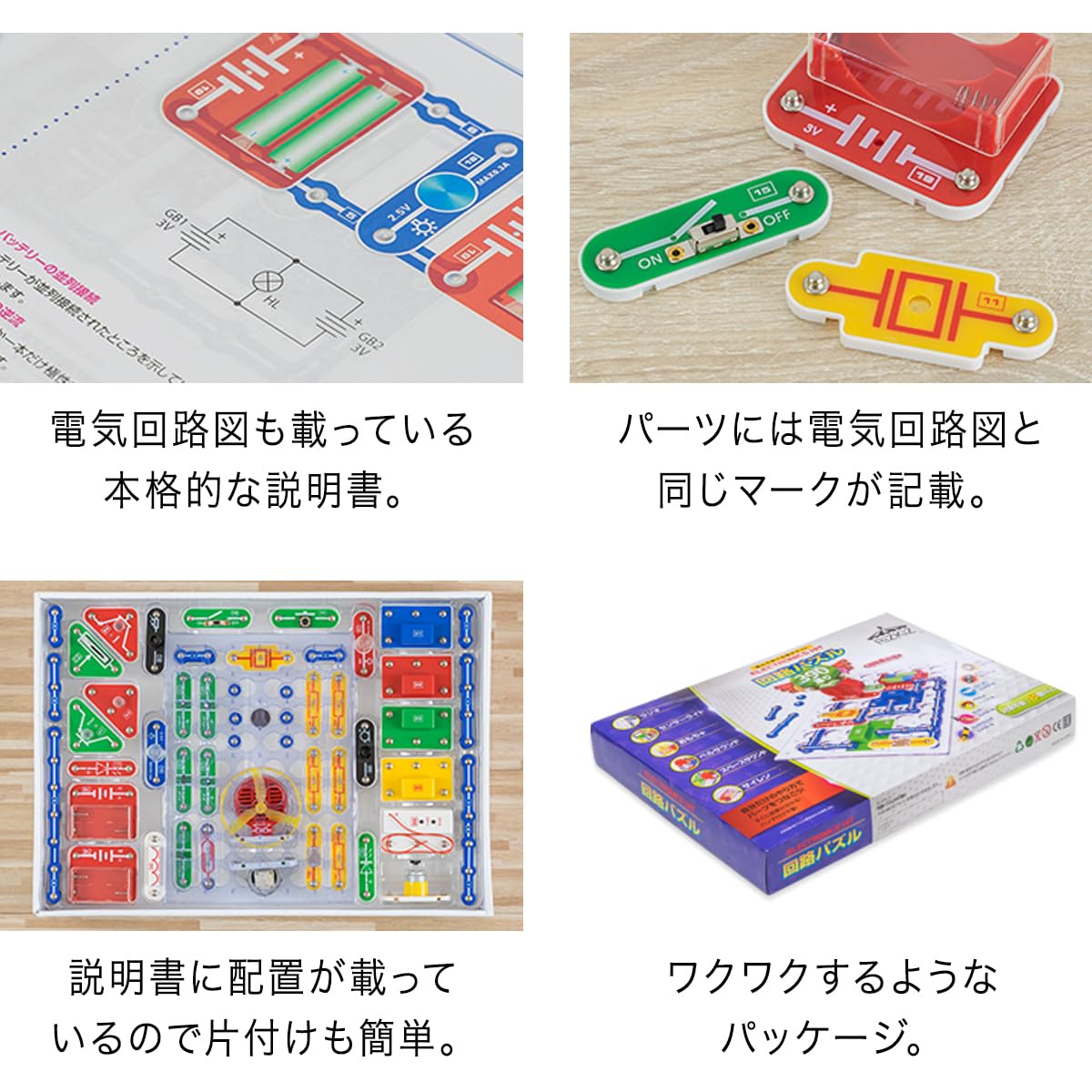 Amazon.co.jp: RiZKiZ 回路パズル 【実験数390通り】 電子回路